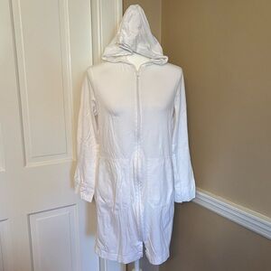 Lands' End Long Sleeve Hooded Cover-up, Sz S